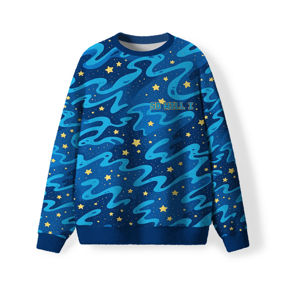 If The Stars Were Made To Worship Christian Lightweight Sweater