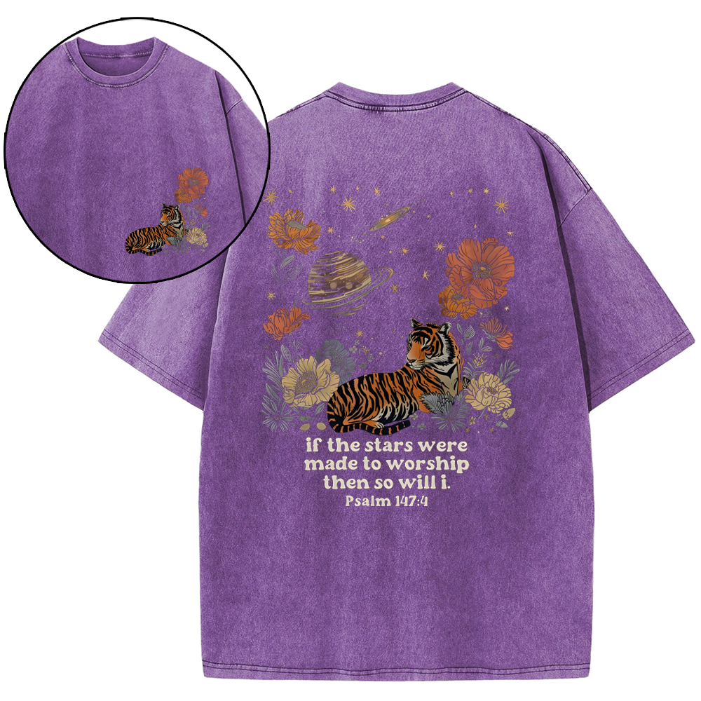 Double-Sided Vintage Washed Christian Sample T-Shirt Sale-GuidingCross