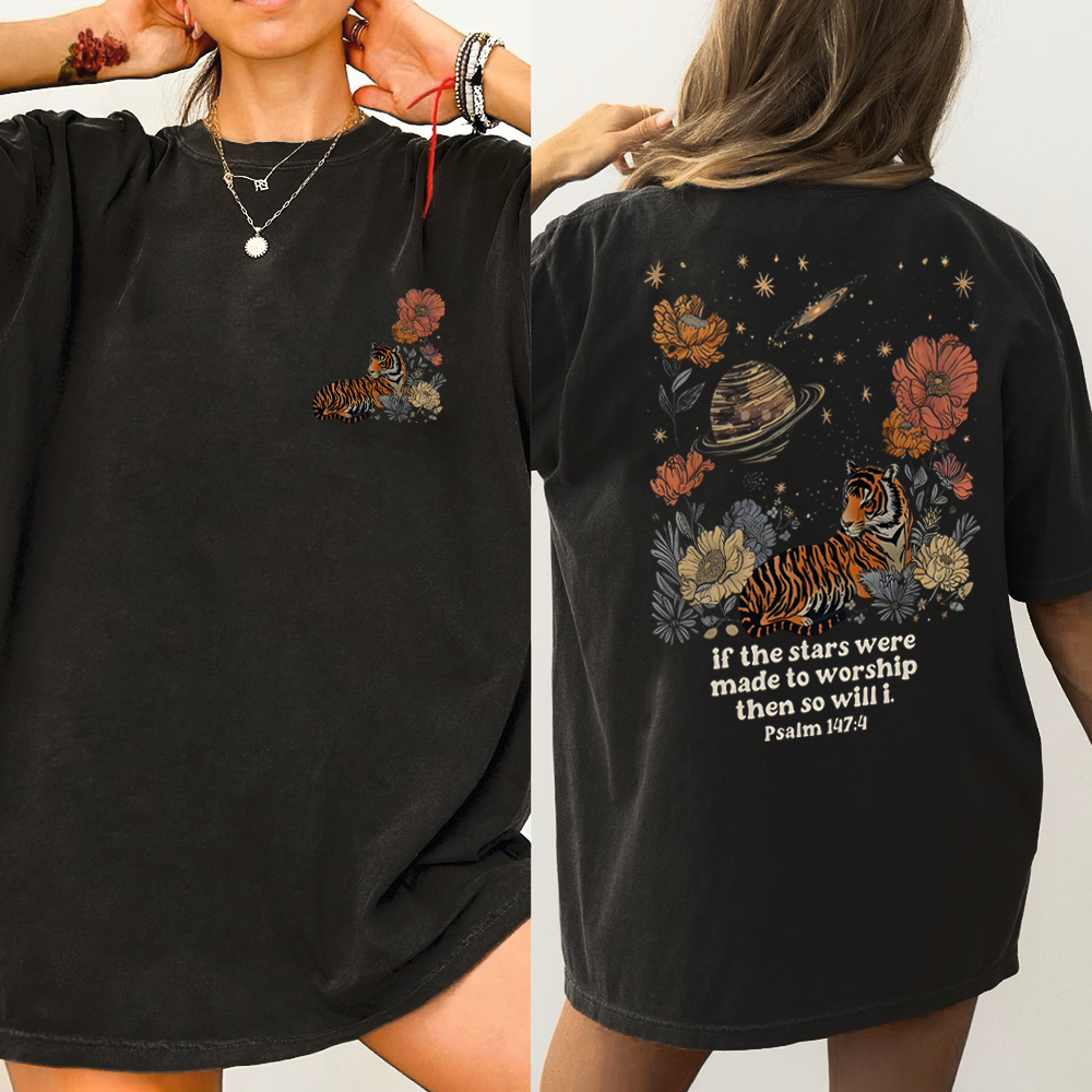 If The Stars Were Made To Worship Christian Washed T-Shirt