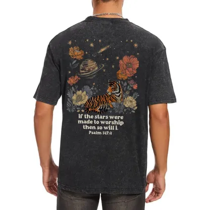 If The Stars Were Made To Worship Christian Washed T-Shirt