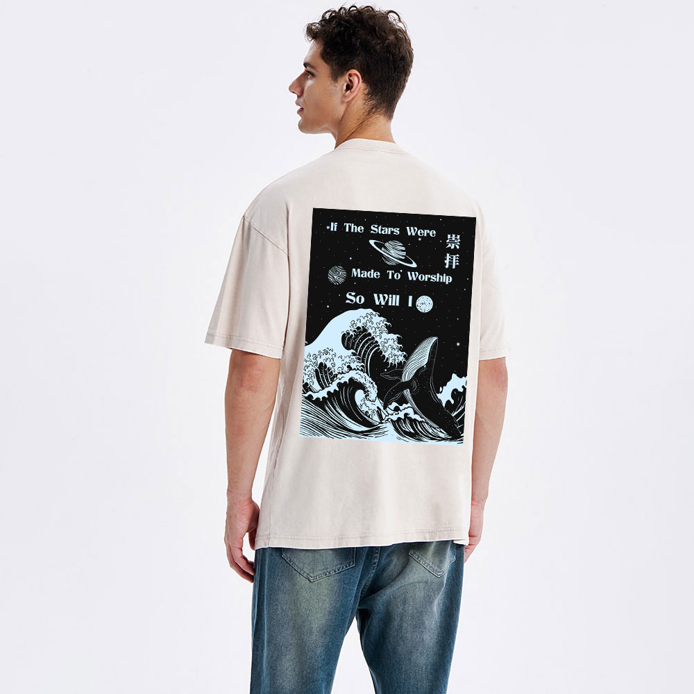 If The Stars Were Made To Worship Christian Washed T-Shirt