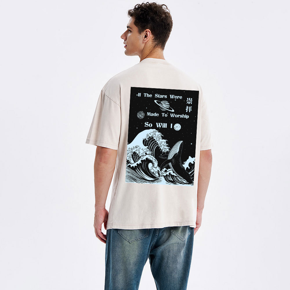 If The Stars Were Made To Worship Christian Washed T-Shirt