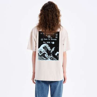 If The Stars Were Made To Worship Christian Washed T-Shirt