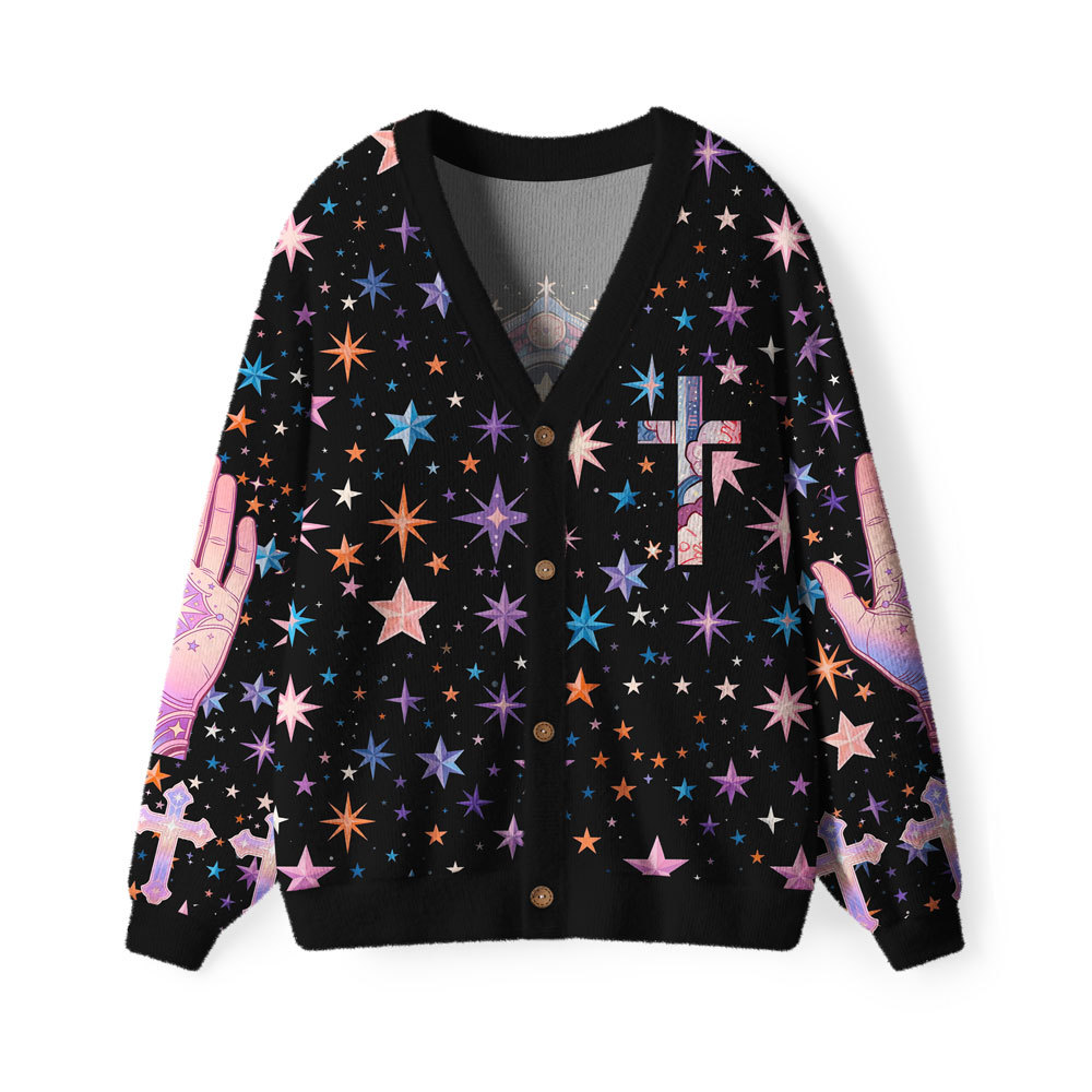 Christ Is King Christian Lightweight Cardigan