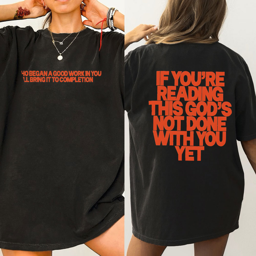 Began The Good Work Christian Women T Shirt