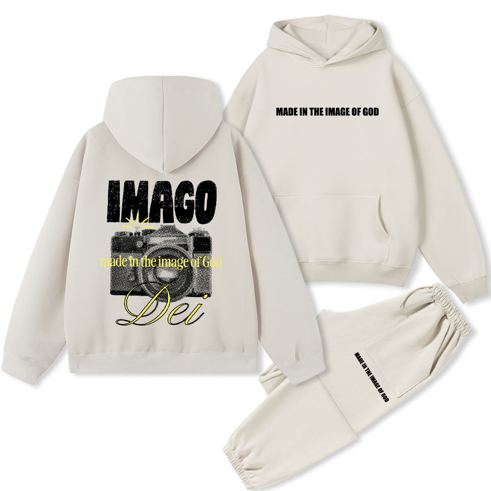 Imago Dei Christian Premium Fleece Hoodie Set