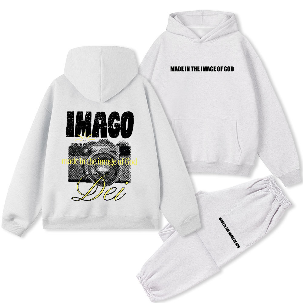 Imago Dei Christian Premium Fleece Hoodie Set