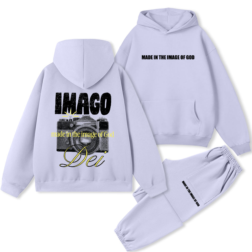 Imago Dei Christian Premium Fleece Hoodie Set