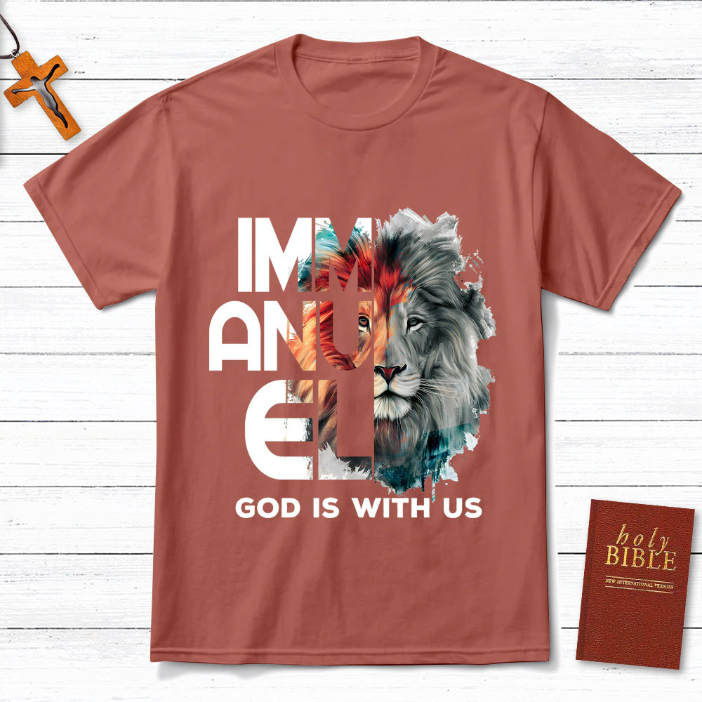 Immanuel Lion Christian T-Shirt