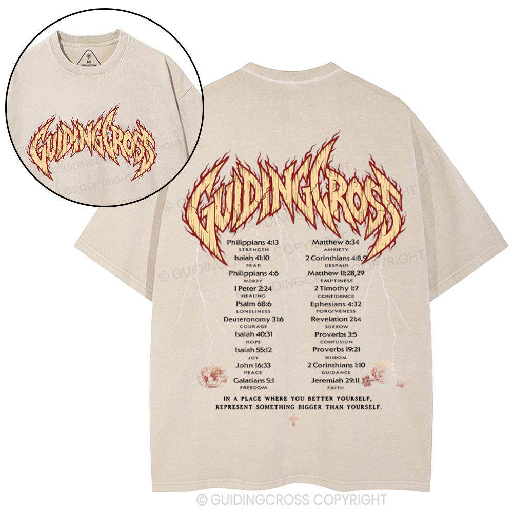New-Sample Christian Washed T-Shirt Sale - GuidingCross
