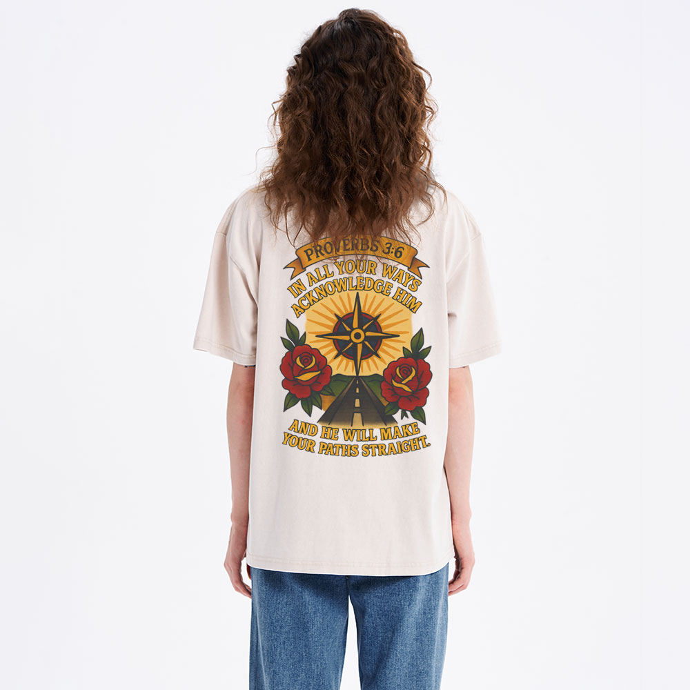 In All Your Ways Christian Washed T-Shirt