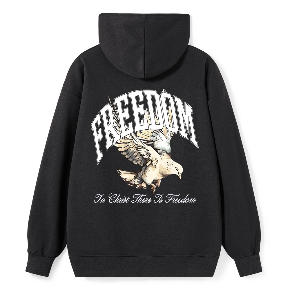 In Christ There Is Freedom Classic Christian Hoodie