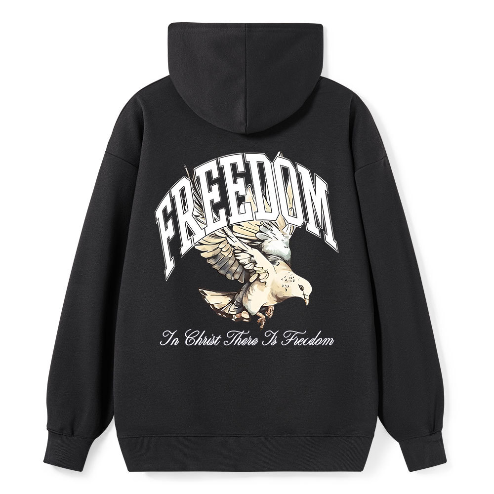 In Christ There Is Freedom Classic Christian Hoodie
