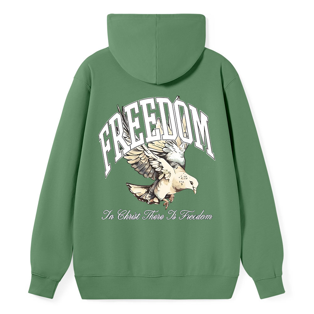 In Christ There Is Freedom Classic Christian Hoodie