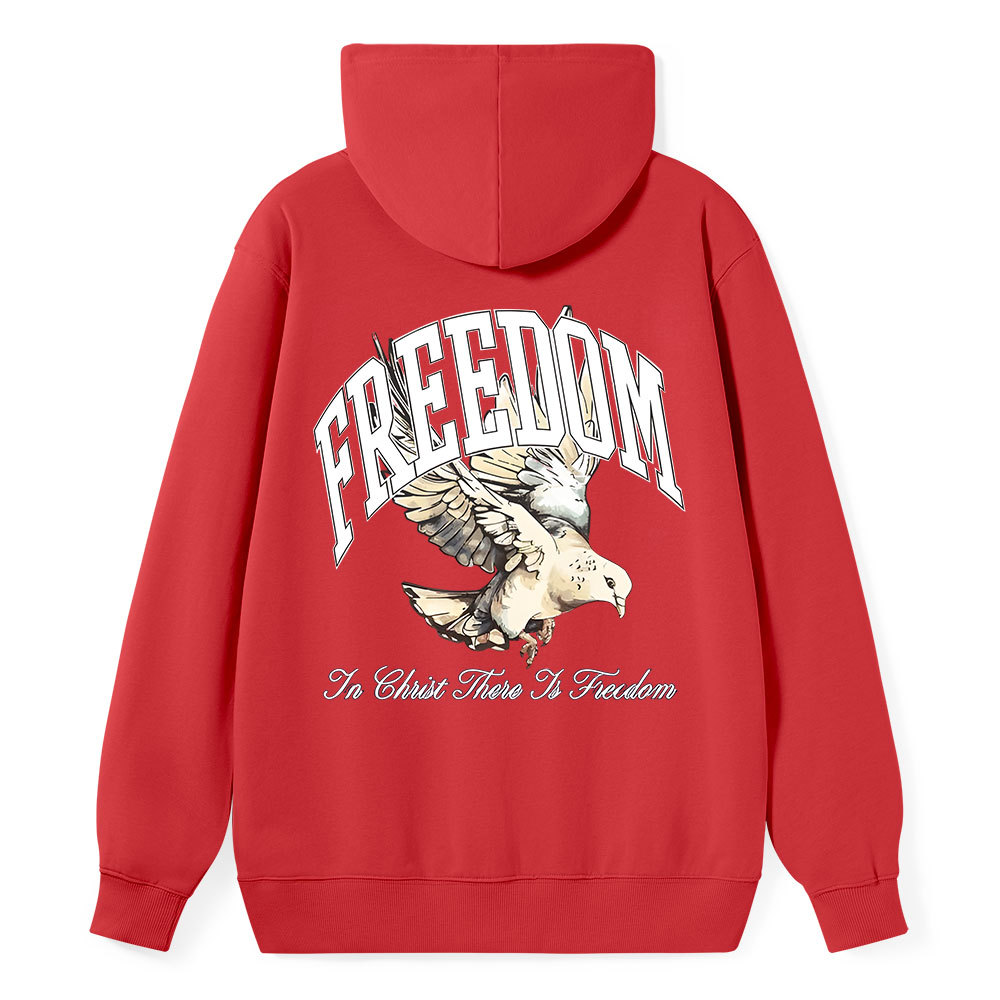 In Christ There Is Freedom Classic Christian Hoodie