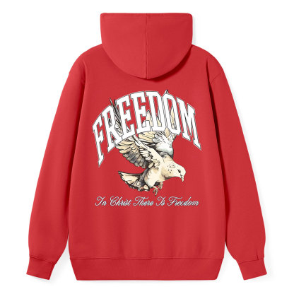 In Christ There Is Freedom Classic Christian Hoodie