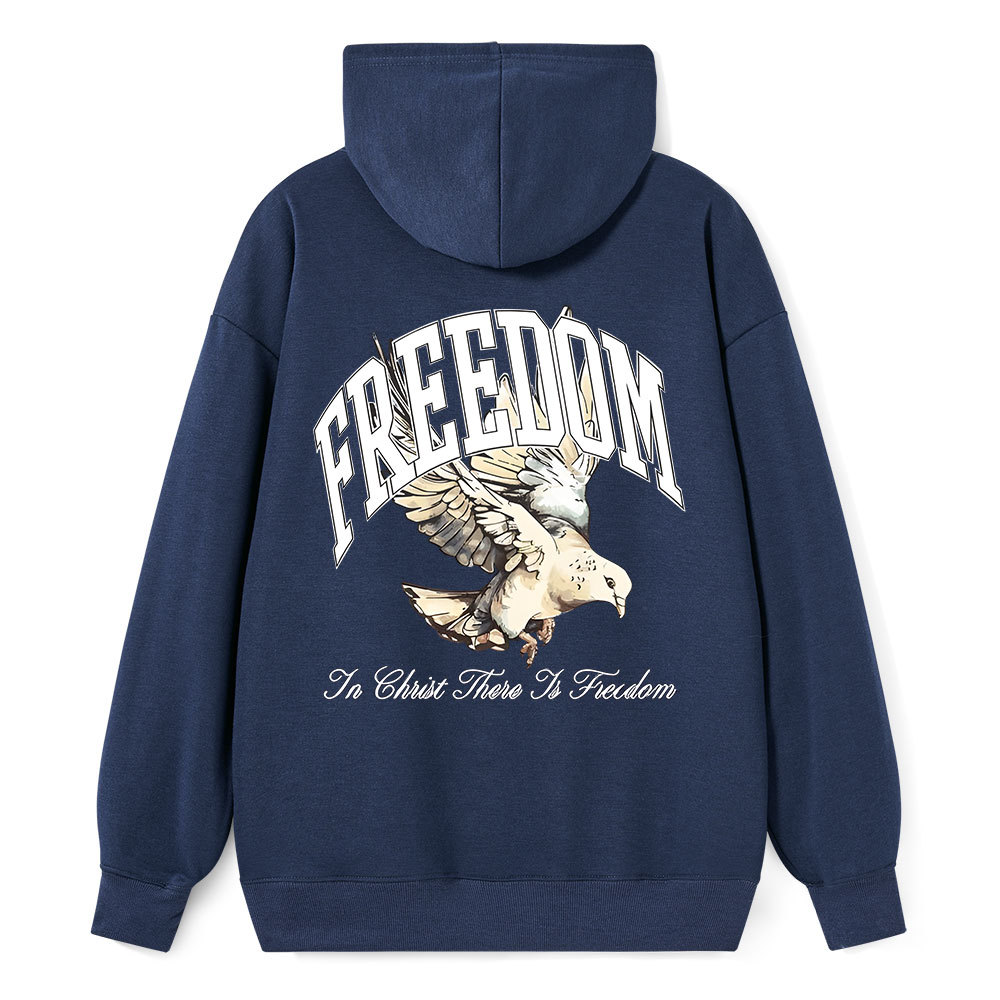 In Christ There Is Freedom Classic Christian Hoodie