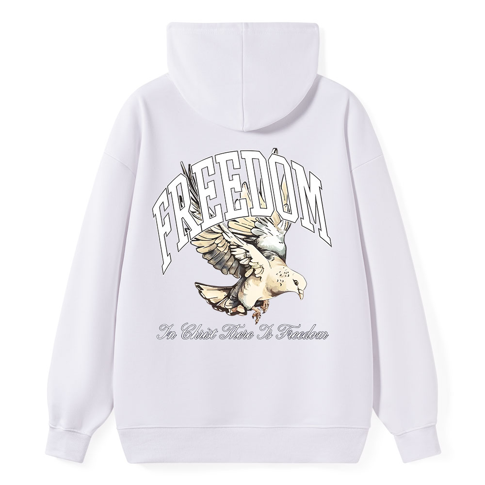 In Christ There Is Freedom Classic Christian Hoodie