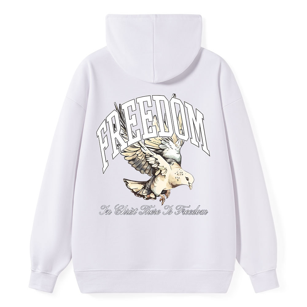 In Christ There Is Freedom Classic Christian Hoodie