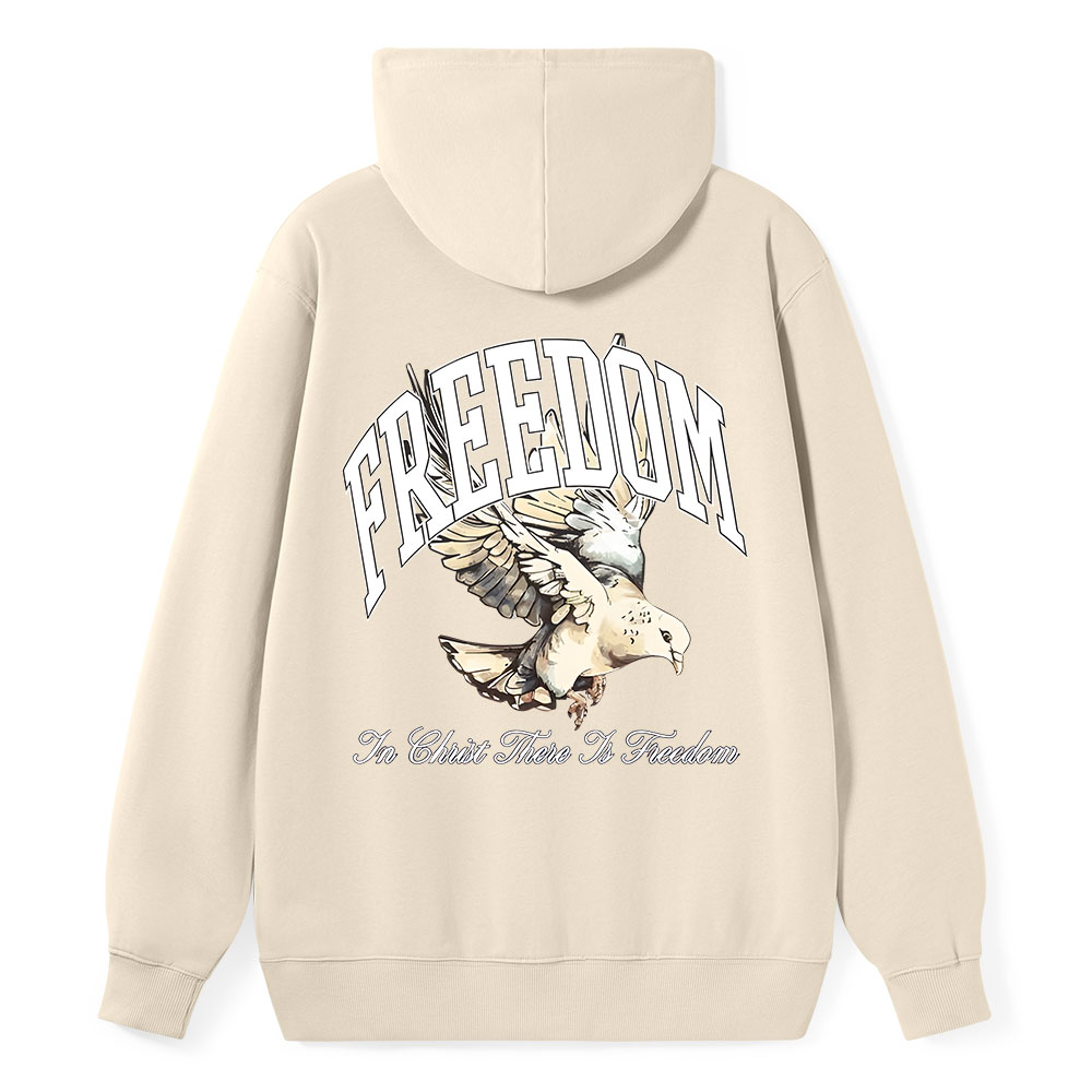 In Christ There Is Freedom Classic Christian Hoodie