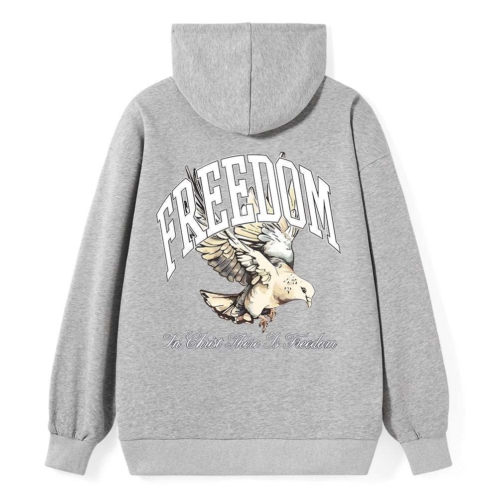 In Christ There Is Freedom Classic Christian Hoodie