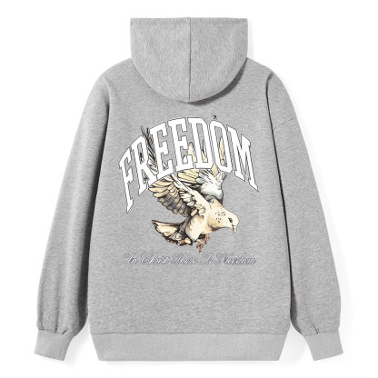 In Christ There Is Freedom Classic Christian Hoodie