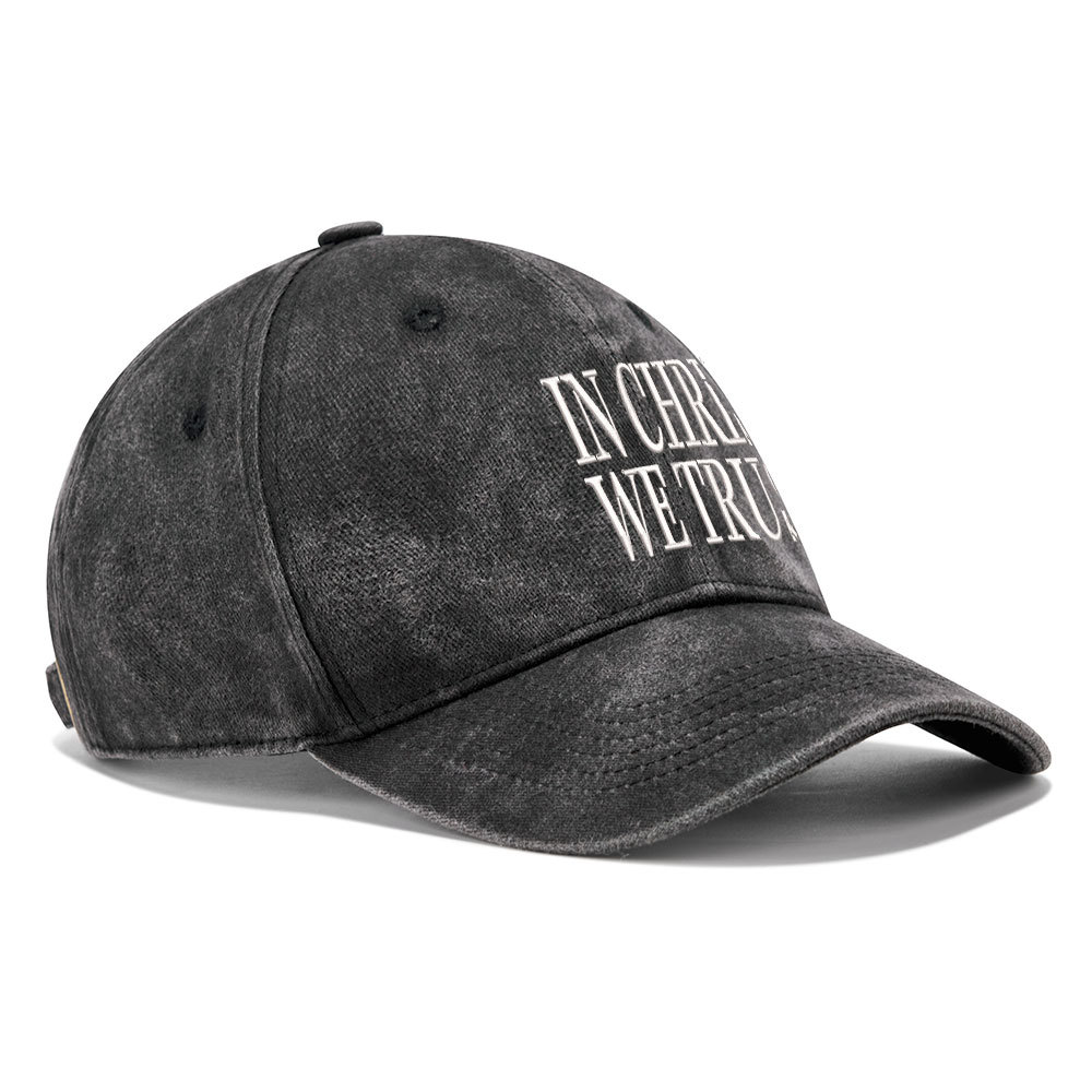 In Christ We Trust Christian Washed Hat