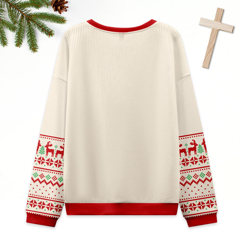 In Da Clerb We All Fam Christian Ugly Christmas Sweatshirt