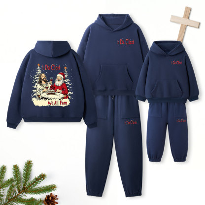 In Da Clerb We All Farm Christian Premium Matching Fleece Hoodie Set