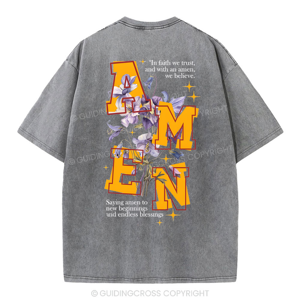 Sample Washed T-Shirt Sale - GuidingCross