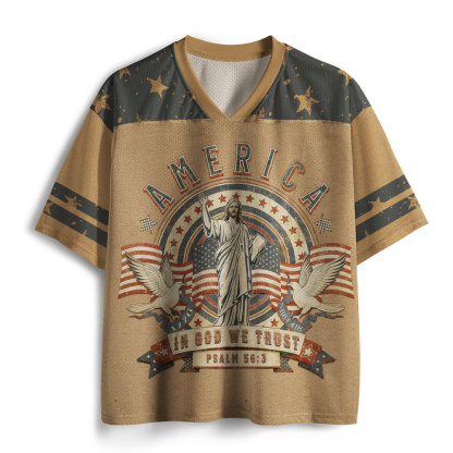 In God We Trust Christian Mesh Jersey