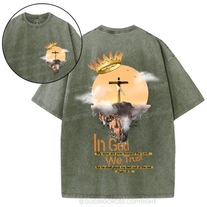 In God We Trust  Christian Washed T-Shirt