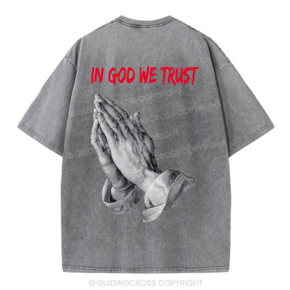 In God We Trust Christian Washed T-Shirt