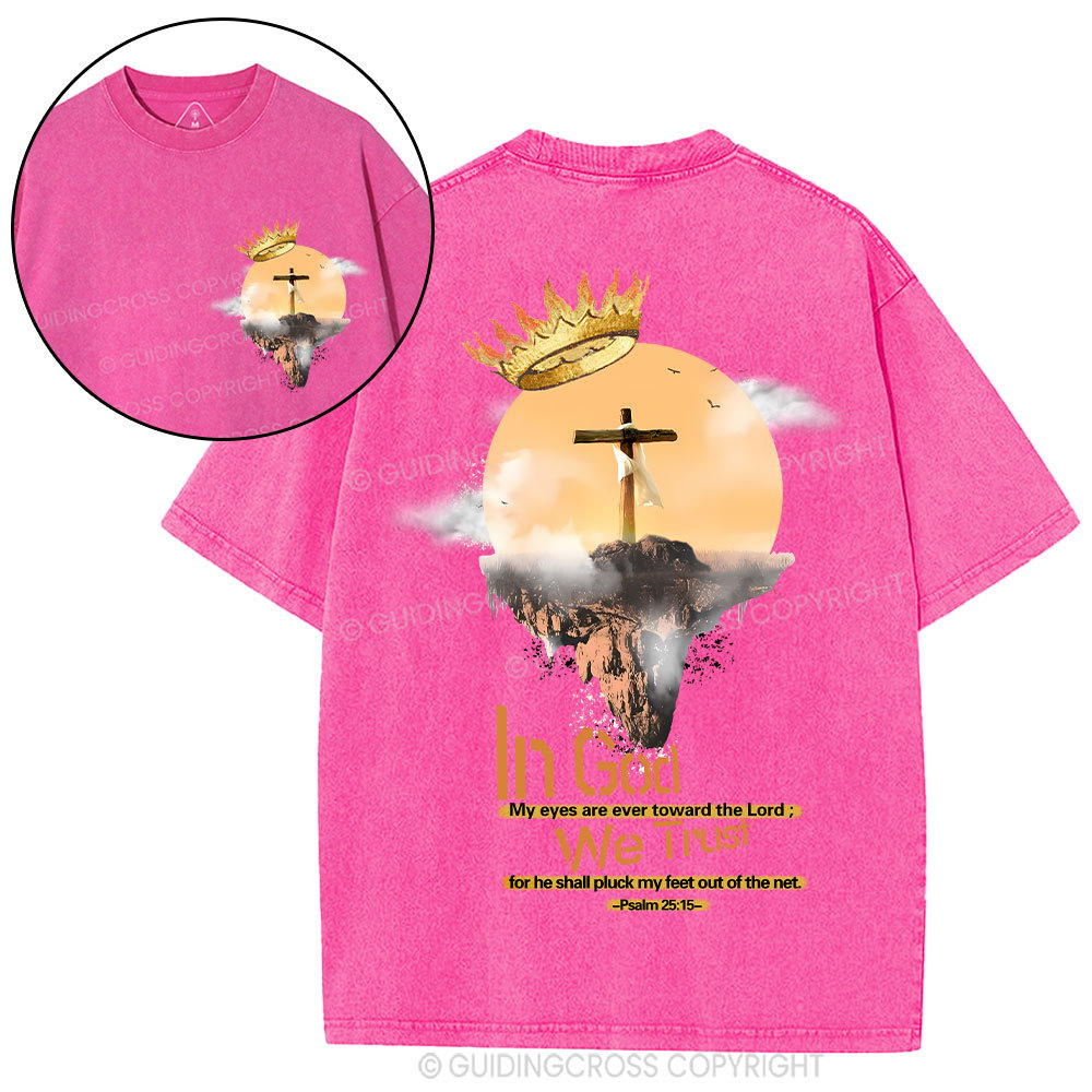 In God We Trust  Christian Washed T-Shirt