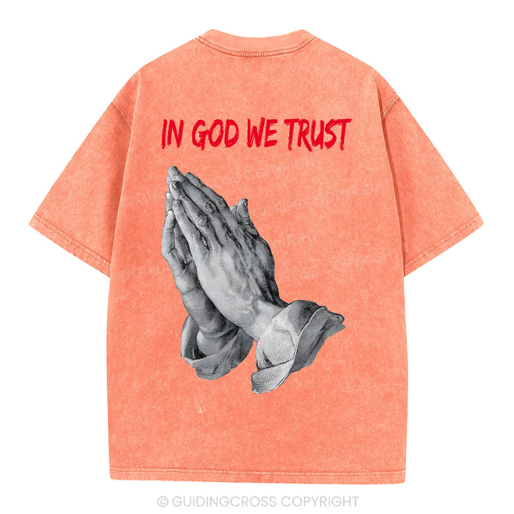 In God We Trust Christian Washed T-Shirt