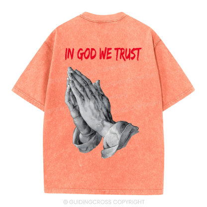 In God We Trust Christian Washed T-Shirt