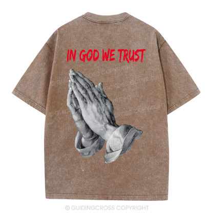 In God We Trust Christian Washed T-Shirt