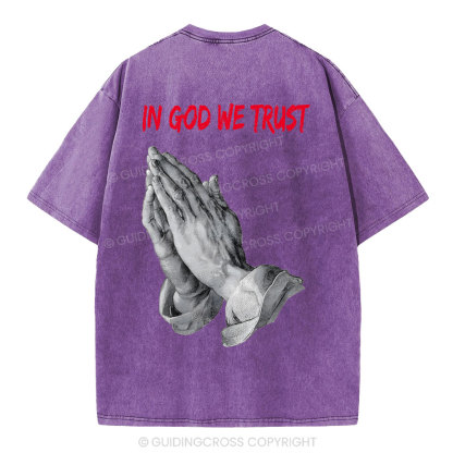 In God We Trust Christian Washed T-Shirt