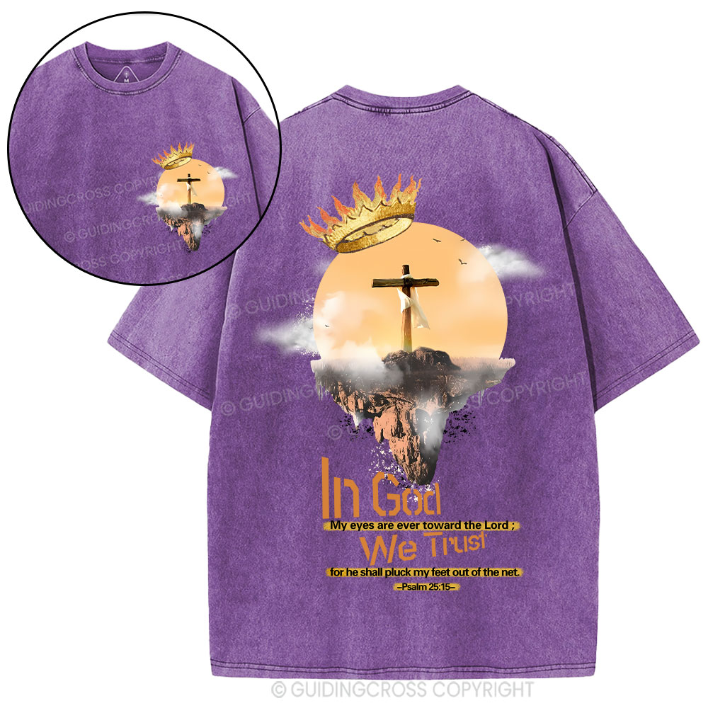 In God We Trust  Christian Washed T-Shirt