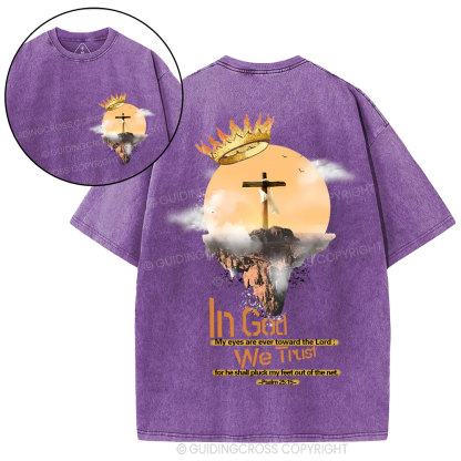 In God We Trust  Christian Washed T-Shirt
