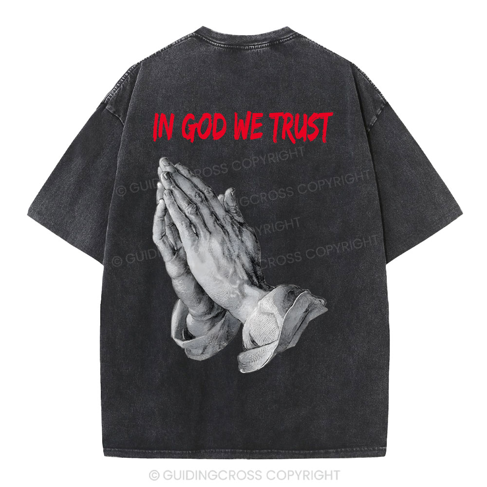 In God We Trust Christian Washed T-Shirt
