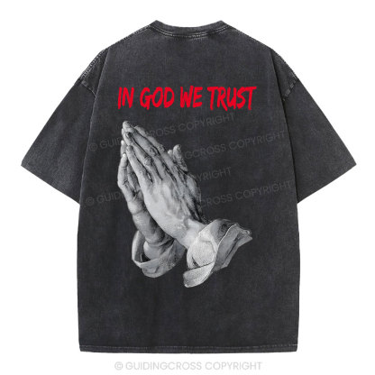 In God We Trust Christian Washed T-Shirt