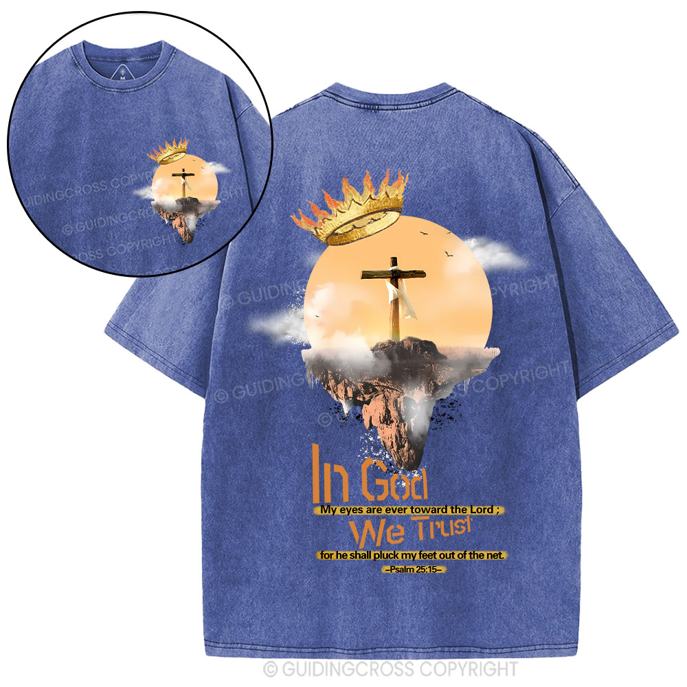 In God We Trust  Christian Washed T-Shirt
