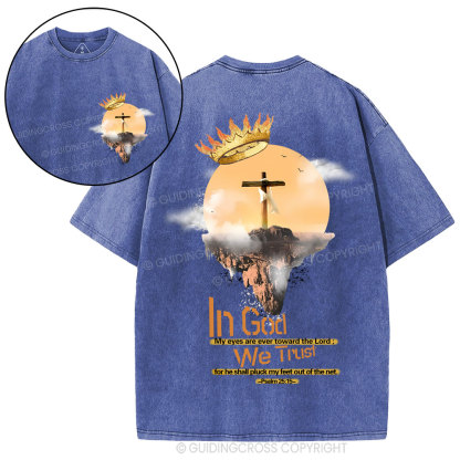 In God We Trust  Christian Washed T-Shirt
