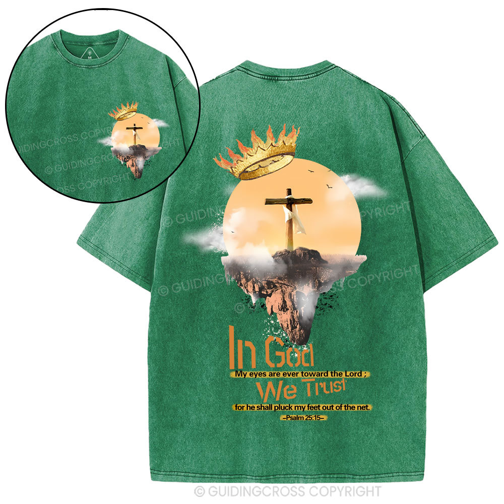 In God We Trust  Christian Washed T-Shirt