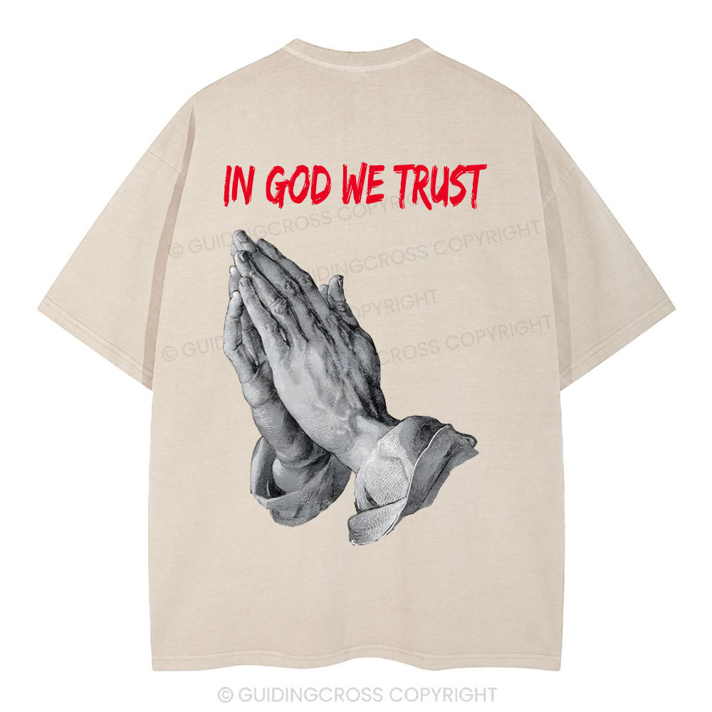 In God We Trust Christian Washed T-Shirt
