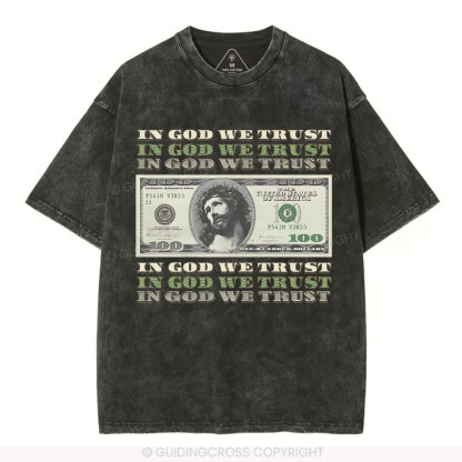 In God We Trust Christian Washed T-Shirt