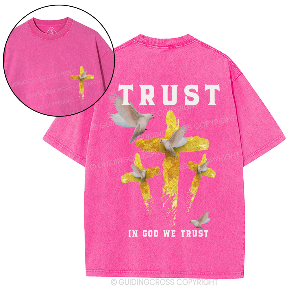 In God We Trust Christian Washed T-Shirt