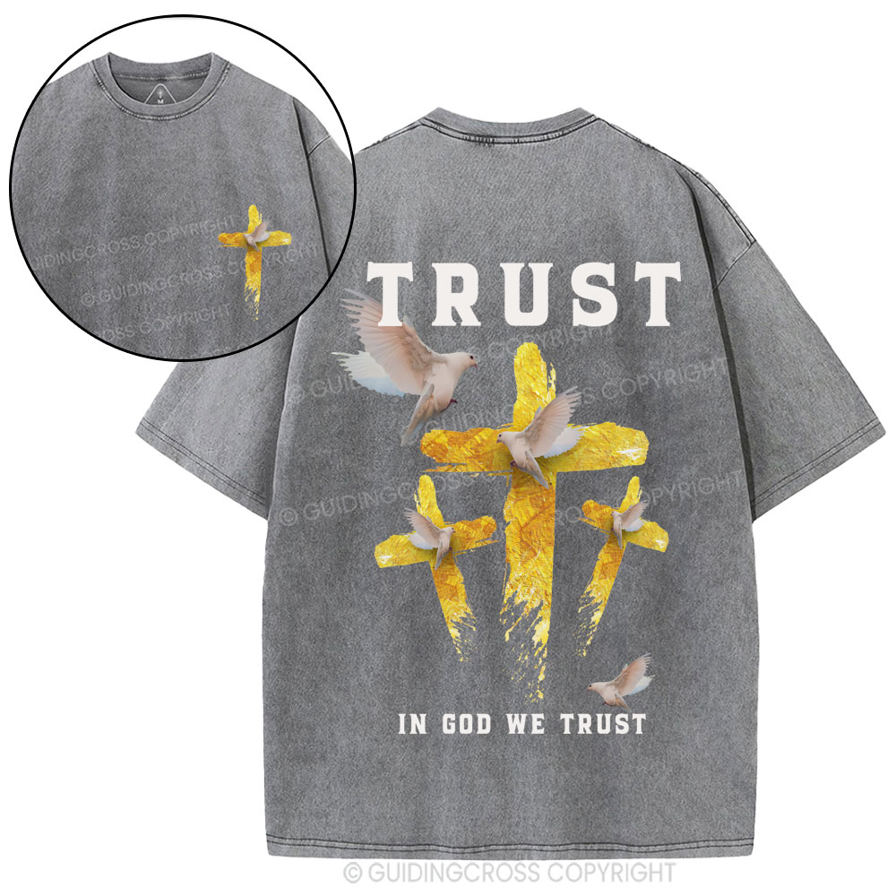 In God We Trust Christian Washed T-Shirt