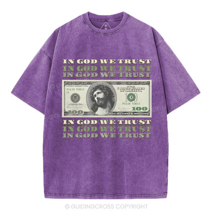 In God We Trust Christian Washed T-Shirt